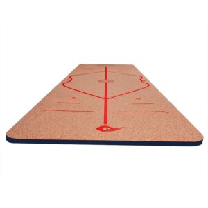 Natural Durable Cork Style Yoga Mat with Position Line for Daily Yoga Workout - Yoga Mats - Chakra Galaxy