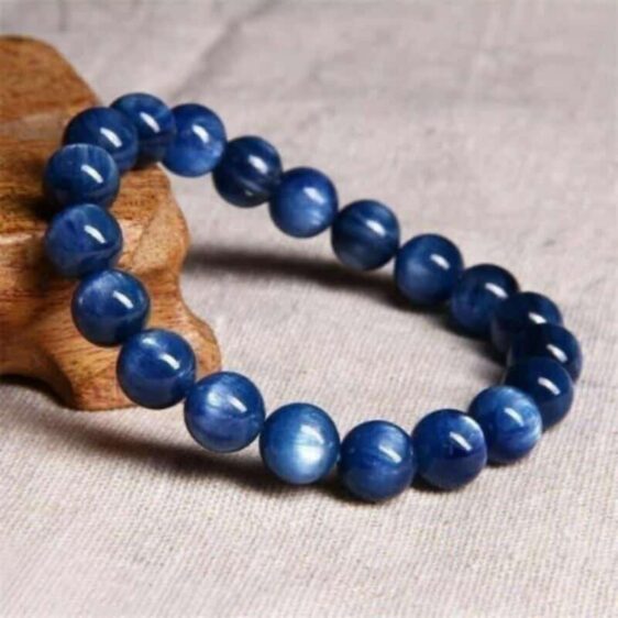 Natural Gorgeous and Fashionable 10mm Blue Tiger Eye Stone Beads Bracelet - Charm Bracelet - Chakra Galaxy