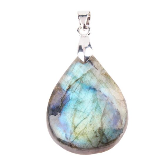 Natural Irregular Crystal Moonstone Labradorite Chakra Necklace - Chakra Necklace - Chakra Galaxy