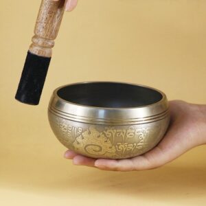 Nepalese Hand Hammered Tibetan Meditation Bowl for Chakra Healing - Singing Bowl - Chakra Galaxy