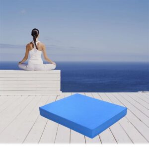 Ocean Blue Best Yoga Non-Skid Balance Pad for Core Strengthening TPE - Yoga Mats - Chakra Galaxy