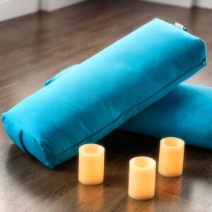 Phenomenal Arctic Blue Bolster Pillow for Prenatal and Yin Yoga - Yoga Props - Chakra Galaxy
