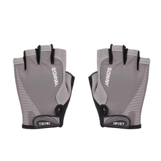 Phenomenal Rhino Gray Rubberized Yoga Gloves for Wrist Protection - Yoga Gloves - Chakra Galaxy
