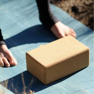 Plain Eco-Friendly Cork Yoga Block for Restorative Yoga 1pc - Yoga Props - Chakra Galaxy