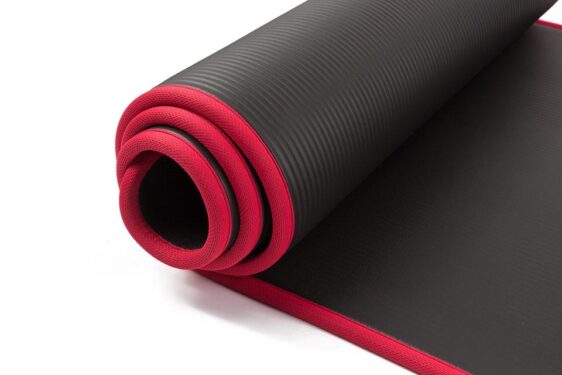 Plain Substantial Cozy Non-Slip Black Yoga Mat + Free Yoga Strap - Yoga Mats - Chakra Galaxy