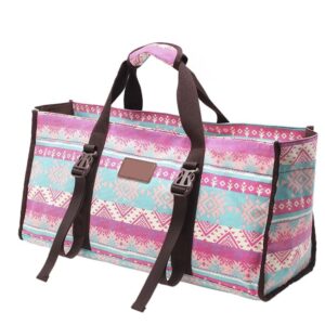 Plus-Sized Carry On Luggage Ethnic Bohemian Pattern Print Yoga Mat Bag - Yoga Mat Bags - Chakra Galaxy