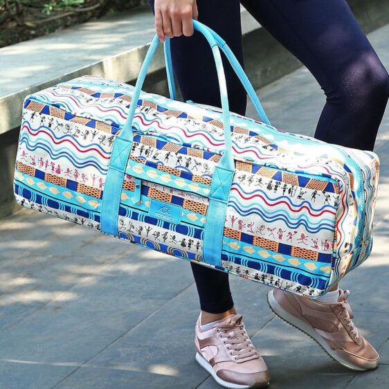 Plus-Sized Waterproof Rectangular Ethnic Boho Style Yoga Mat Bag - Yoga Mat Bags - Chakra Galaxy