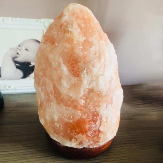 Purifying Himalayan Natural Crystal Pink Salt Large Size Lamp - Himalayan Salt Lamp - Chakra Galaxy
