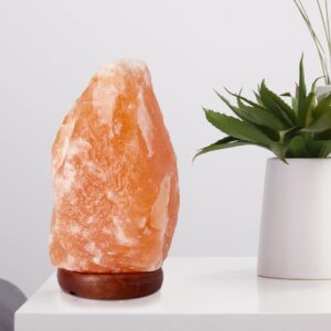 Purifying Himalayan Natural Crystal Pink Salt Medium Size Lamp - Himalayan Salt Lamp - Chakra Galaxy