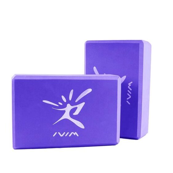 Purple Soft Yoga Workout Brick For Pilates And Restorative Yoga EVA - Yoga Blocks - Chakra Galaxy