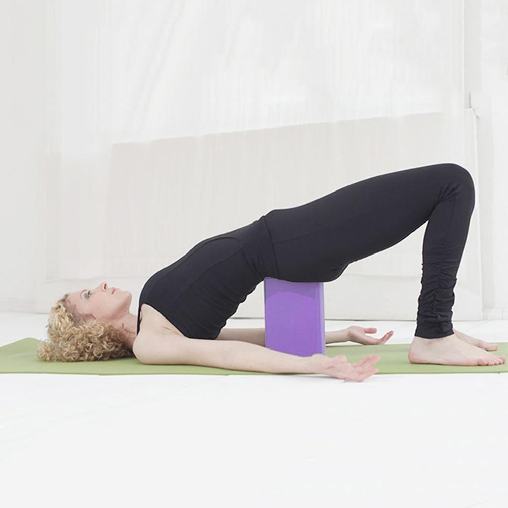 Purple Soft Yoga Workout EVA Brick For Pilates And Restorative Yoga
