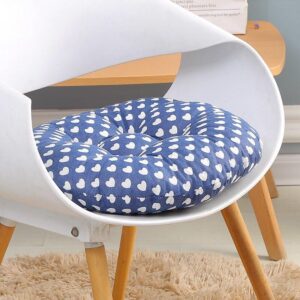 Round Hearts Design Meditation Floor Cushion Japanese Tatami Style - Meditation Seats & Cushions - Chakra Galaxy