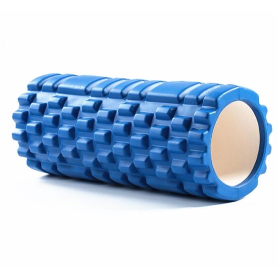 Sapphire Blue Resin Yoga Massage Roller for Pilates Workout - Yoga Props - Chakra Galaxy