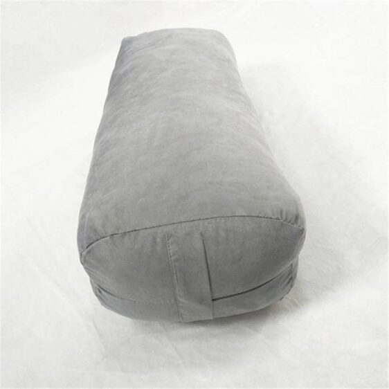 Silver Gray Indoor Fitness Cushion Long Round Yoga Bolster - Yoga Bolster - Chakra Galaxy
