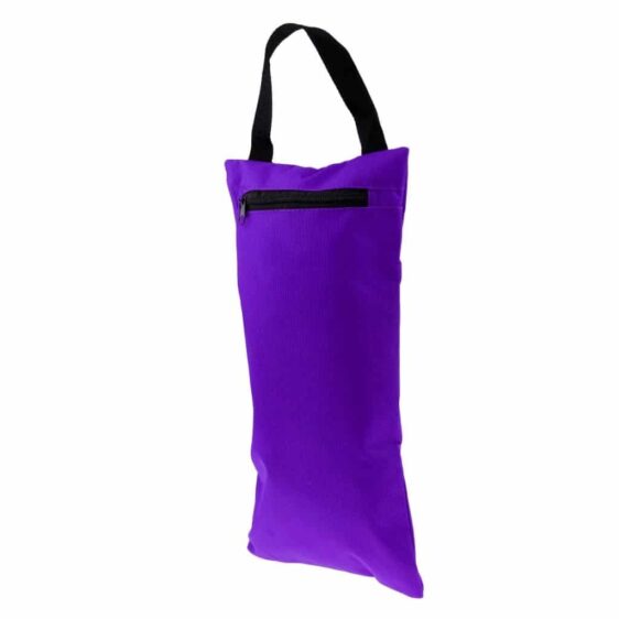 Stunning Purple Yoga Sandbag for Pilates Fitness Resistance Training - Yoga Props - Chakra Galaxy