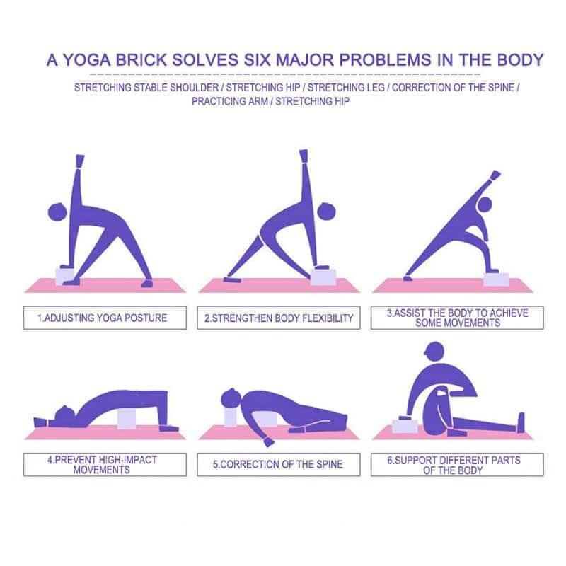 1pc Pilates Watermelon Pink Soft EVA Workout Yoga Block