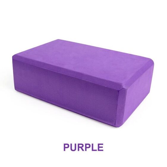 Sublime Byzantine Purple Soft Yoga Block for Pilates Workout EVA - Yoga Props - Chakra Galaxy