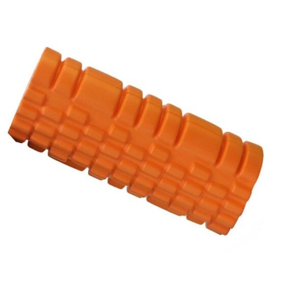 Tiger Orange Resin Yoga Massage Roller for Pilates Workout - Yoga Props - Chakra Galaxy