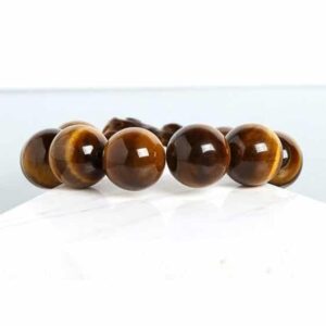 Tiger's Eye Stone With Chinese Beast Pixiu Feng Shui Charm Bracelet - Charm Bracelets - Chakra Galaxy