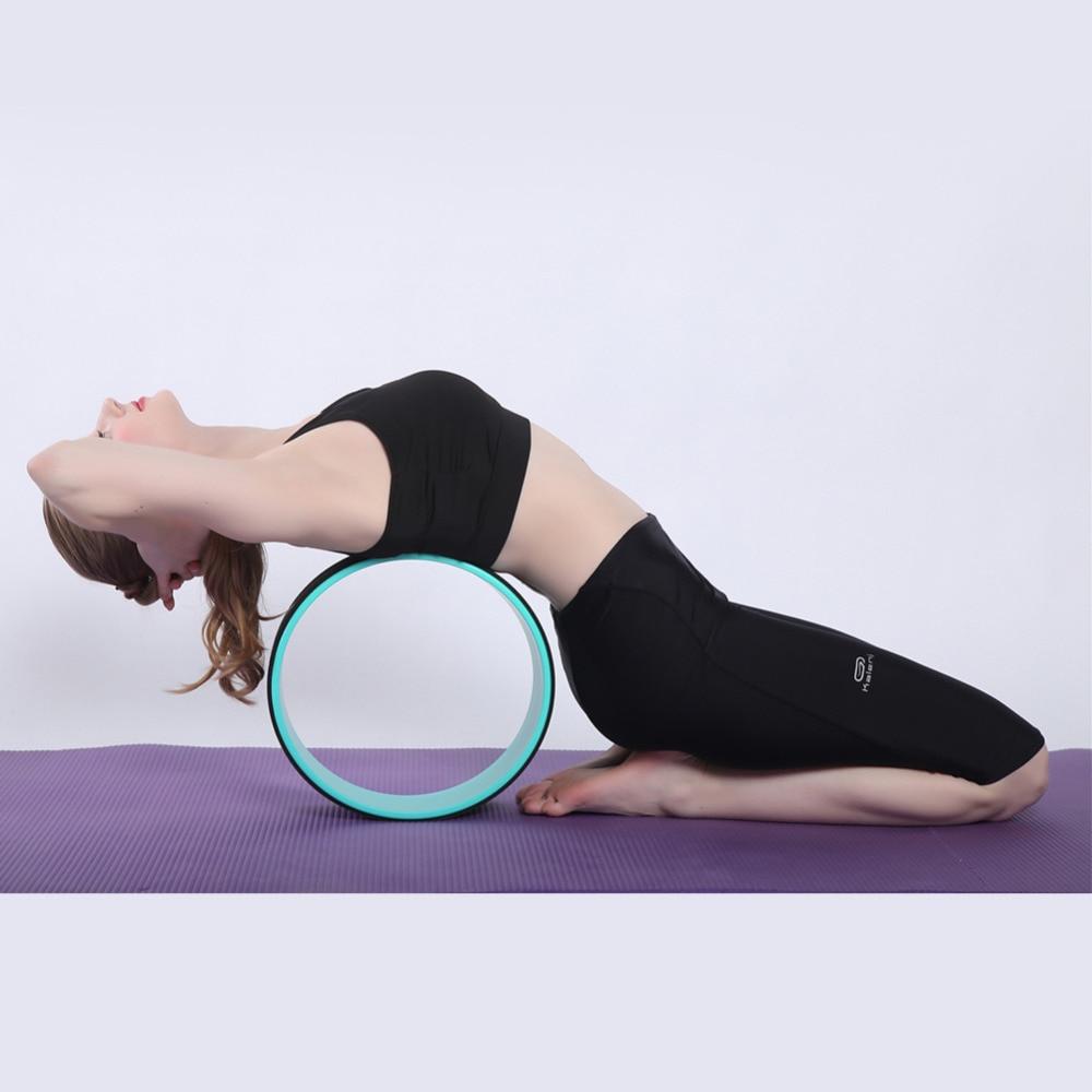 TPE Nonslip Yoga Wheel Fitness Prop For Back Training & Body Toning