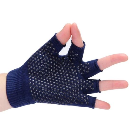 Versatile Ultramarine Blue Non-Slip Yoga Gloves for Sweaty Hands - Yoga Gloves - Chakra Galaxy