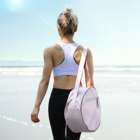 Yoga Wheel Carry Bag Circle With Zipper Extra Pocket Pink - Yoga Wheels - Chakra Galaxy