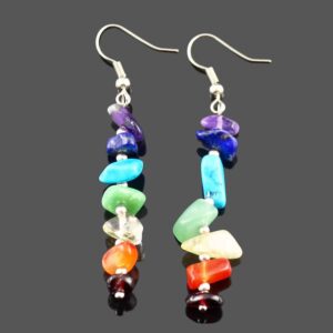 Seven Chakras Colors Earrings