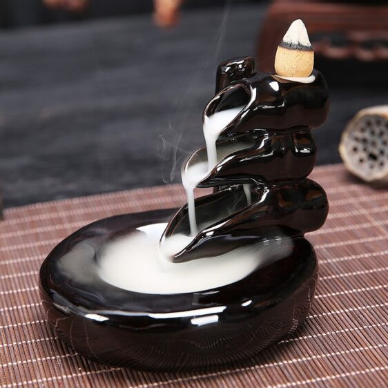 Cool Japanese Sozu Water Fountain Backflow Incense Burner Holder