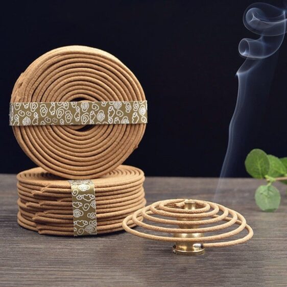 Sandalwood Magnolia And Jasmine Scent Coiled Incense