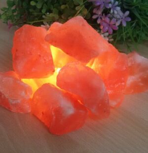 Purifying Pink Himalayan Salt Blocks Lamp