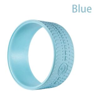 Embossed Tire-Like Marking Silicone Yoga Wheel for Flexibility