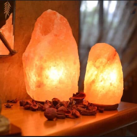 Real Pink Himalayan Salt Rock Lamps