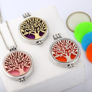 Silver Copper Bronze Bible Tree of Life Pendant Necklace
