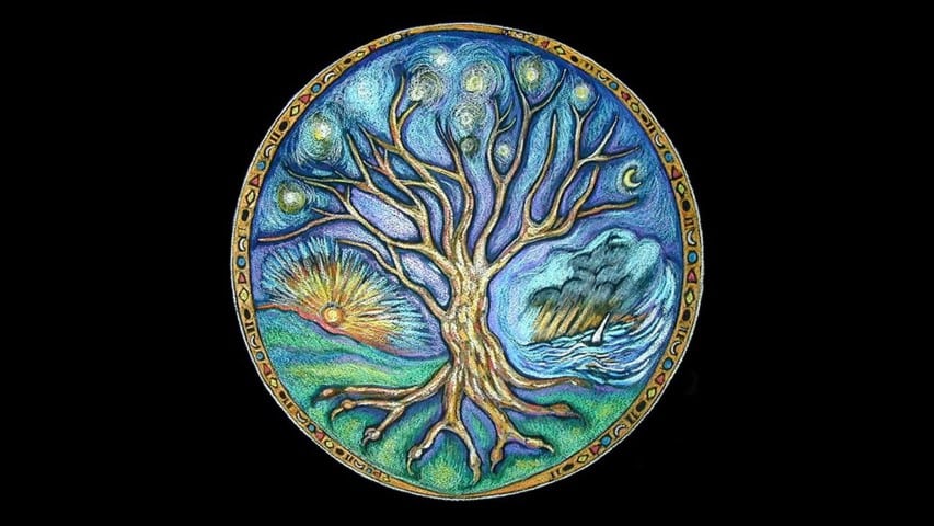 What religion has the Tree of Life