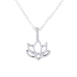 Good Karma Lotus Alloy Women's Clavicle Necklace