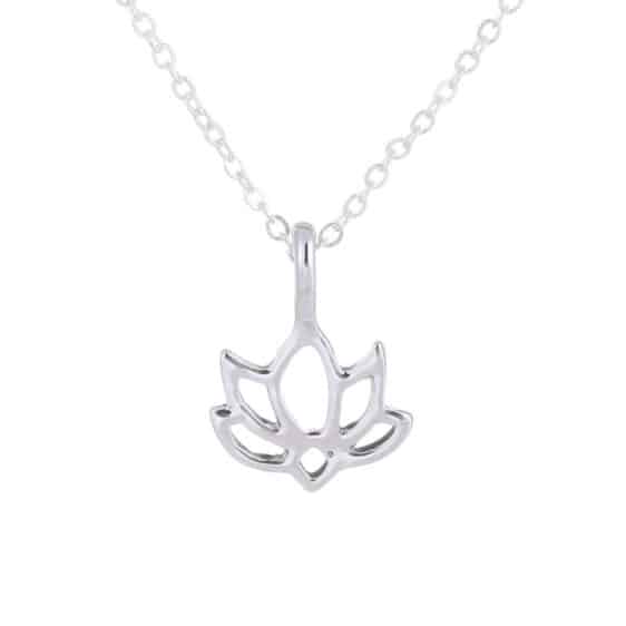 Good Karma Lotus Alloy Women's Clavicle Necklace
