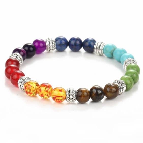 7 Chakra Stone Healing Beads Yoga Bracelet