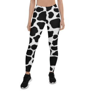 Cow Print Leggings & Yoga Pants