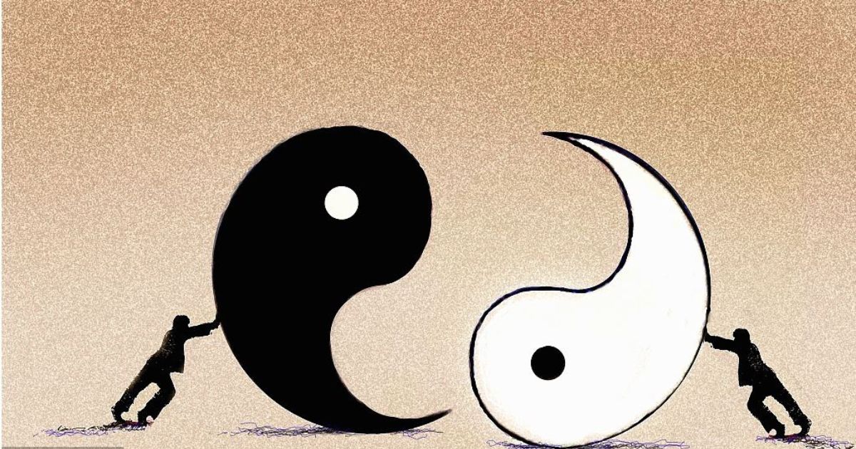 Do yin and yang attract each other