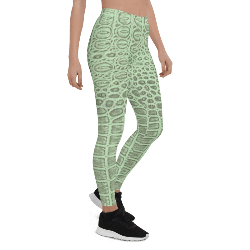 Animal Skin Pattern Design Active Yoga Leggings for Women Soft