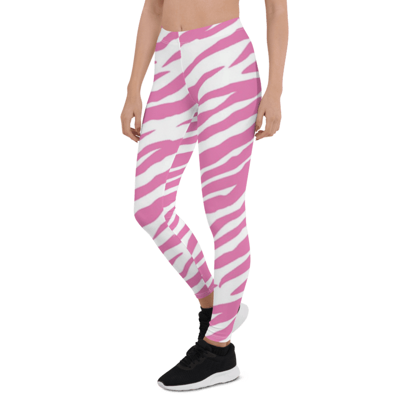 Women's Pink Leggings  Pink Striped, Printed & Yoga Leggings