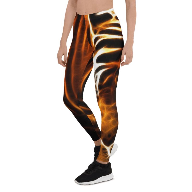 Tiger Stripe Print Leggings & Yoga Pants - Chakra Galaxy
